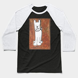 white dog - 1 Baseball T-Shirt